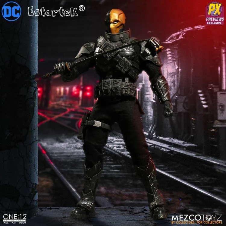 Estartek Mezco 1/12 6 дюймов Deathstroke Sneak Secret Action PX Ограниченная серия Коллекция фигурка для фанатов подарок на праздник
