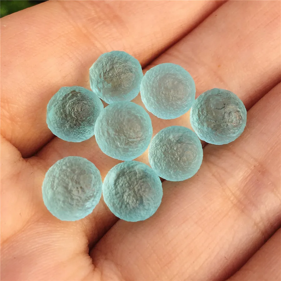 8 шт. ударные стеклянные бусины из молдавита чешского метеорита грубый камень