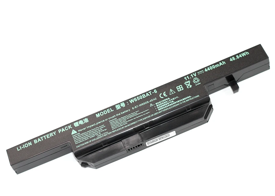 Golooloo 11,1 V 4400MaH аккумулятор для ноутбука Clevo W650BAT-6 w650bat 6 K610C-I5 G150SG K650D K750D G150TC G150MG K4 K5 P4-I54572d1