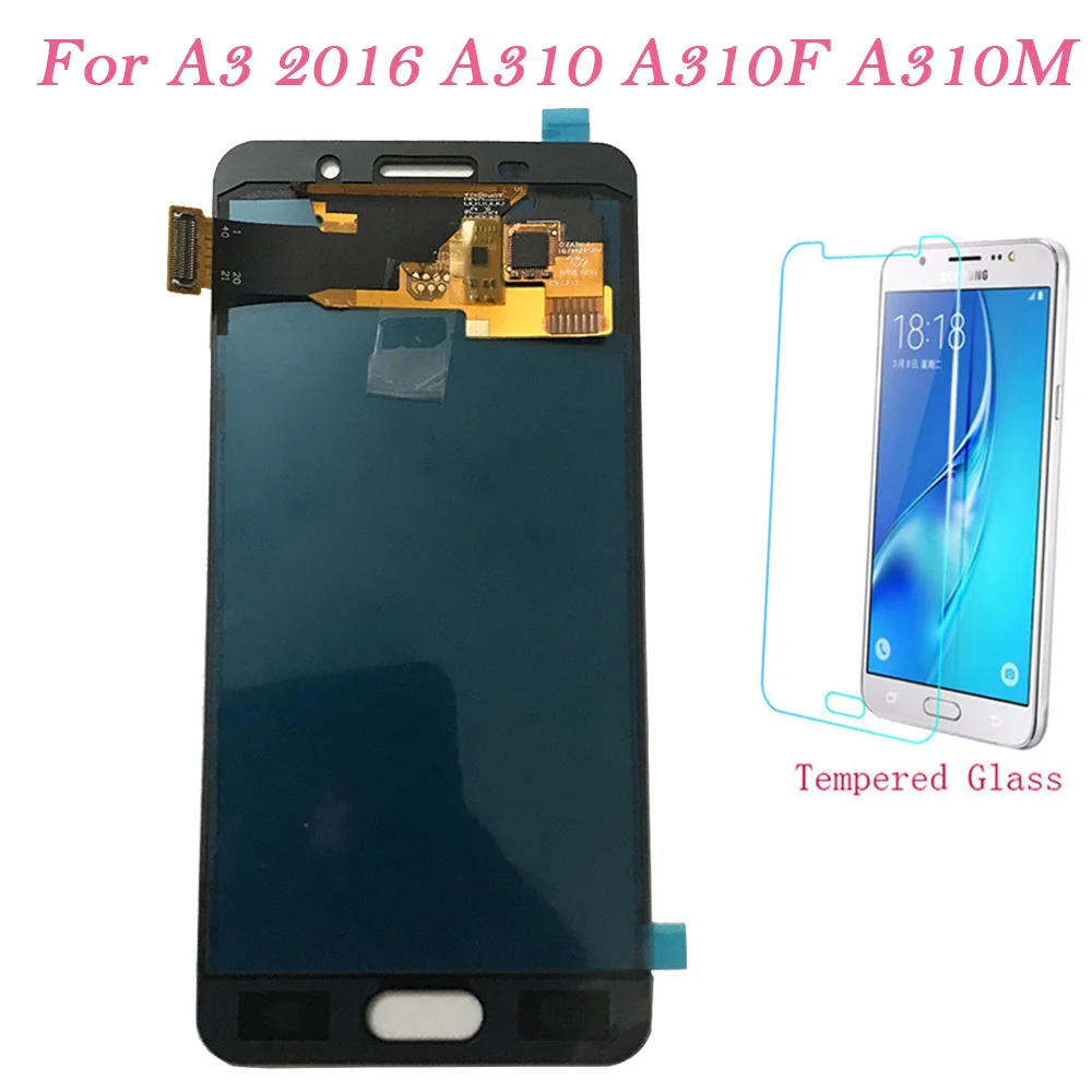 Тестовый ЖК экран для samsung Galaxy A3 2016 A310F сенсорный дигитайзер дисплей