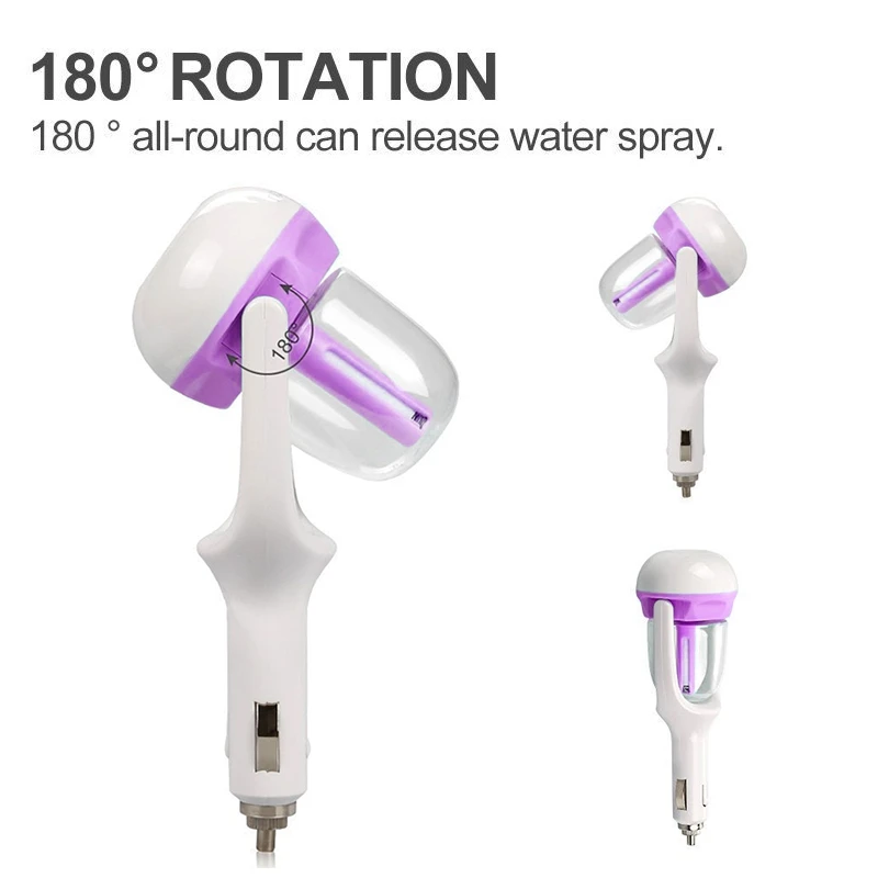 Автомобильный увлажнитель воздуха 12 В автомобильный мини-очиститель освежитель