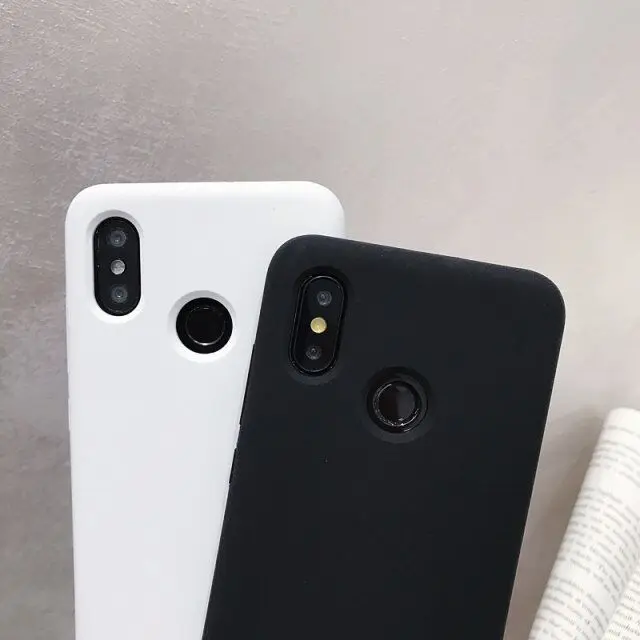 Чехол для Xiaomi Mi 8 с шелковистым мягким сенсорным покрытием жидкий силиконовый