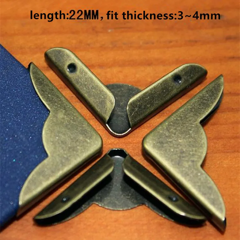 Под бронзу книга Скрапбукинг Альбомы меню Угловые протекторы металлические