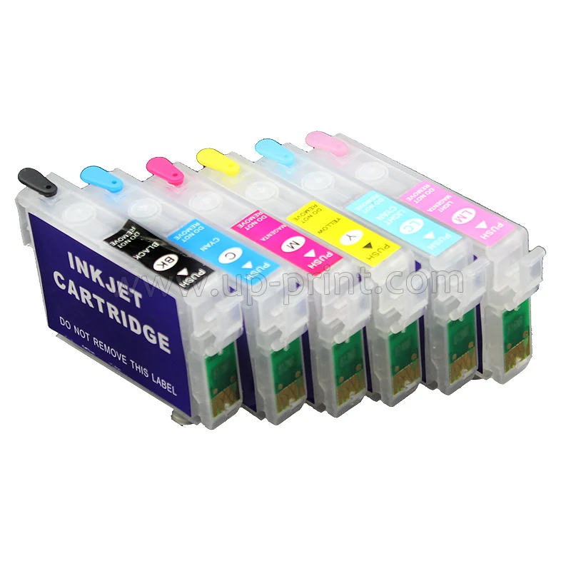 T0801 многоразовые чернильные картриджи для Epson R265 R285 R360 RX560 RX585 RX685 бесплатная