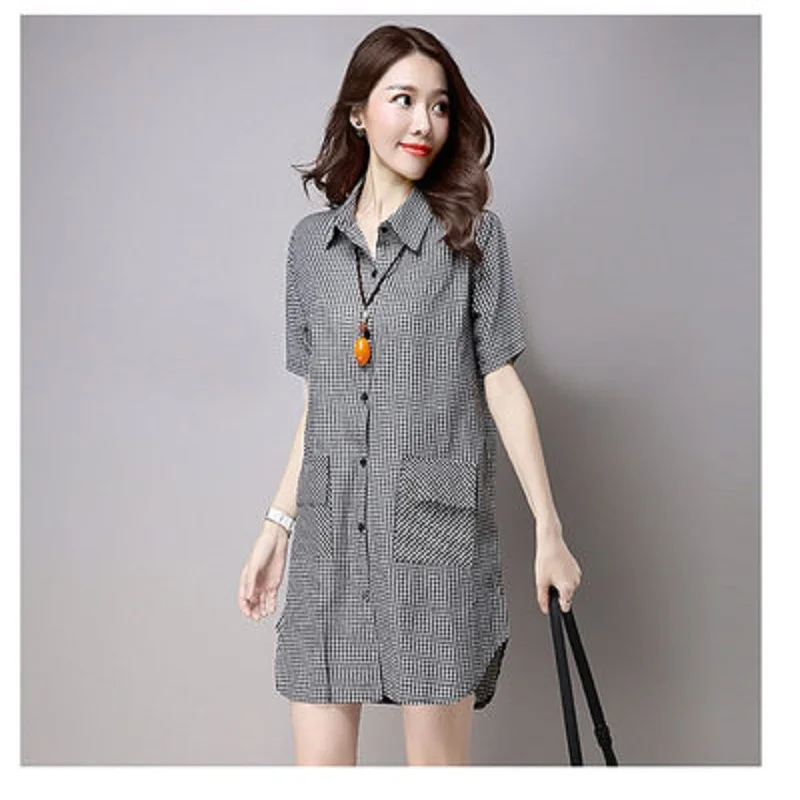 Рубашка Vadim Женская длинная Классическая с длинным рукавом из хлопка|cotton shirt|shirt