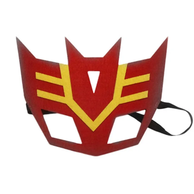 Cartoon Transformer Themed Party Felt Masks Kids Children Birthday School Cosplay Game Decorations Dress up Costume Mask | Тематическая