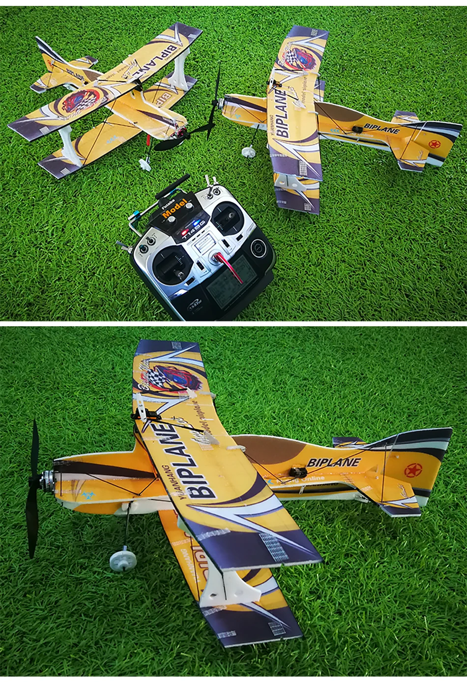 Мини-биплан Hornet 3D с фиксированным крылом RC модель самолета Модель самолета Epp D доска мини крытый и открытый f3p