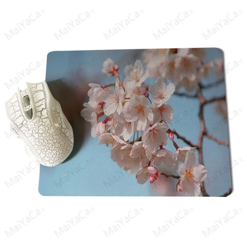 No Lock Edge25x29cm MaiYaCa дизайн Sakura Комфортный коврик для мыши игровой коврик для мыши размер для 180*220 200*250 250*290 дизайн коврик для мыши - Цвет: No Lock Edge25x29cm