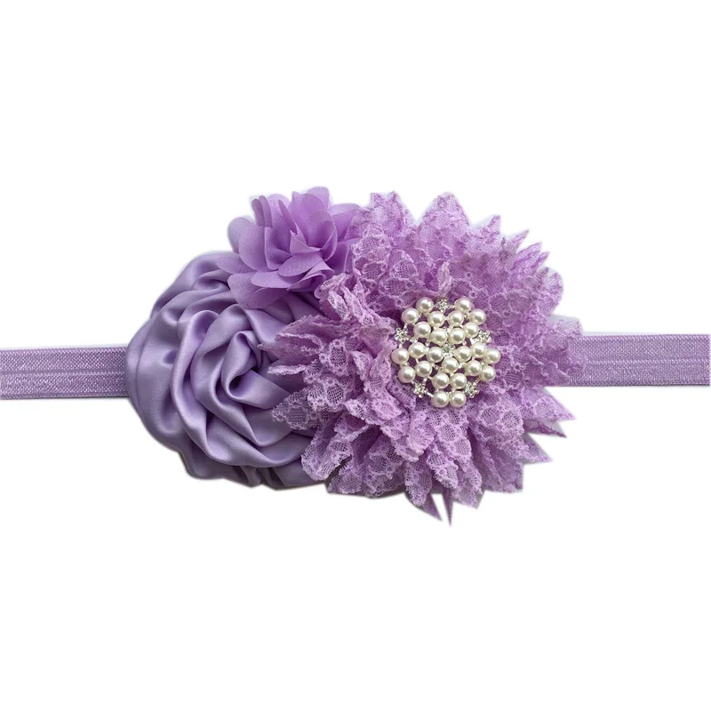 Розничная продажа Детские шифоновые розы цветы с большими искусственными