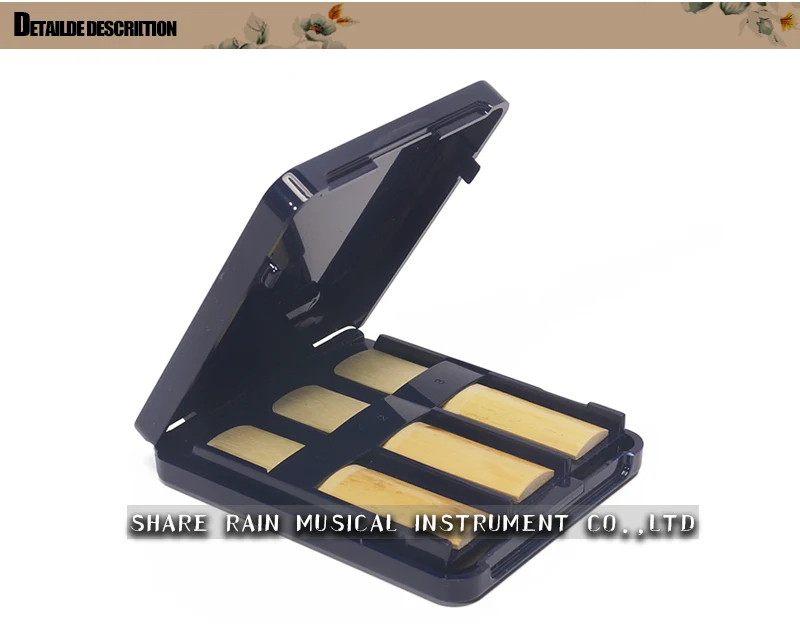 Франция Vandoren reeds box Eb alto Bb сопрано саксофон трости для кларнета generic reed box(нет камыша в коробке