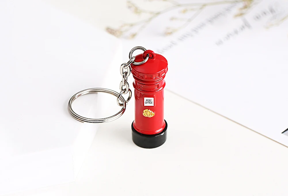 mailbox Лондонский классический Сувенирный брелок, уличный почтовый ящик, телефонная будка, автобус, Creatinve, забавные брелки, хорошее ювелирное изделие для двери автомобиля - Color: mailbox