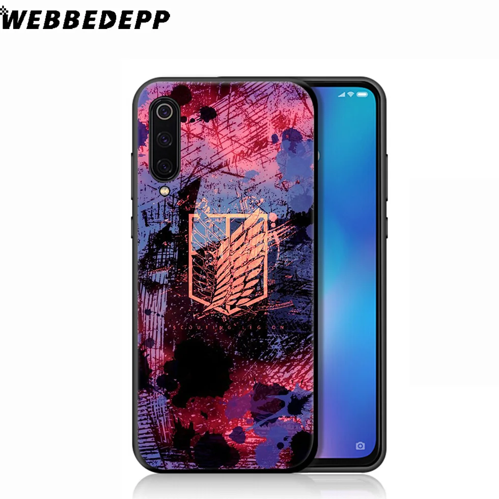 Мягкий чехол WEBBEDEPP Attack on Titan для Xiaomi Mi 9T 9 8 SE 6 A1 A2 A3 Lite MiA1 MiA2 MiA3 F1 MAX 3 Mi8 CC9E CC9 |