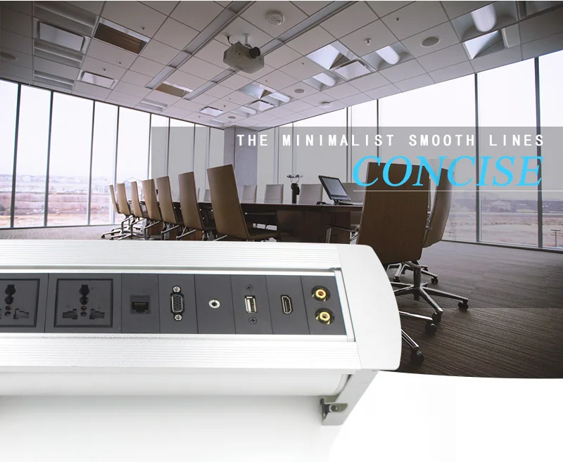 JOHO 10A power Stocket ручная переворачивающаяся мебель для конференций настольная розетка алюминиевая электрическая вращающаяся Розетка с USB