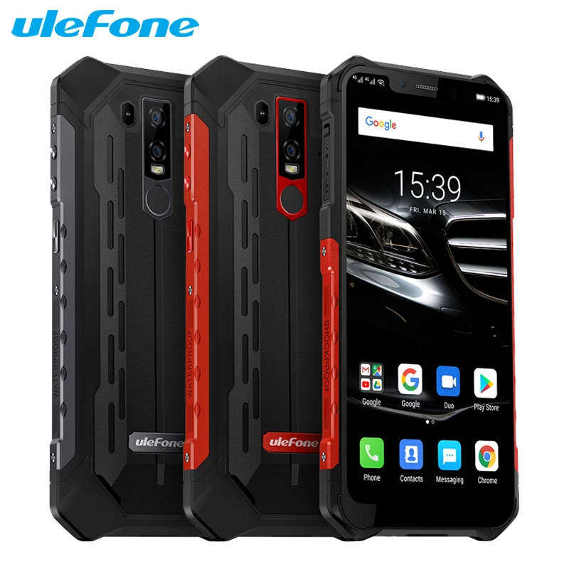 Ulefone Armor 6E смартфон с 5 дюймовым дисплеем восьмиядерным процессором Helio P70 ОЗУ 4 Гб