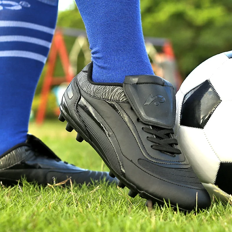 Мужская футбольная обувь Chuteira Futebol с длинными шипами, Спортивная уличная футбольная обувь для мужчин, водонепроницаемая Брендовая обувь, большой размер 45
