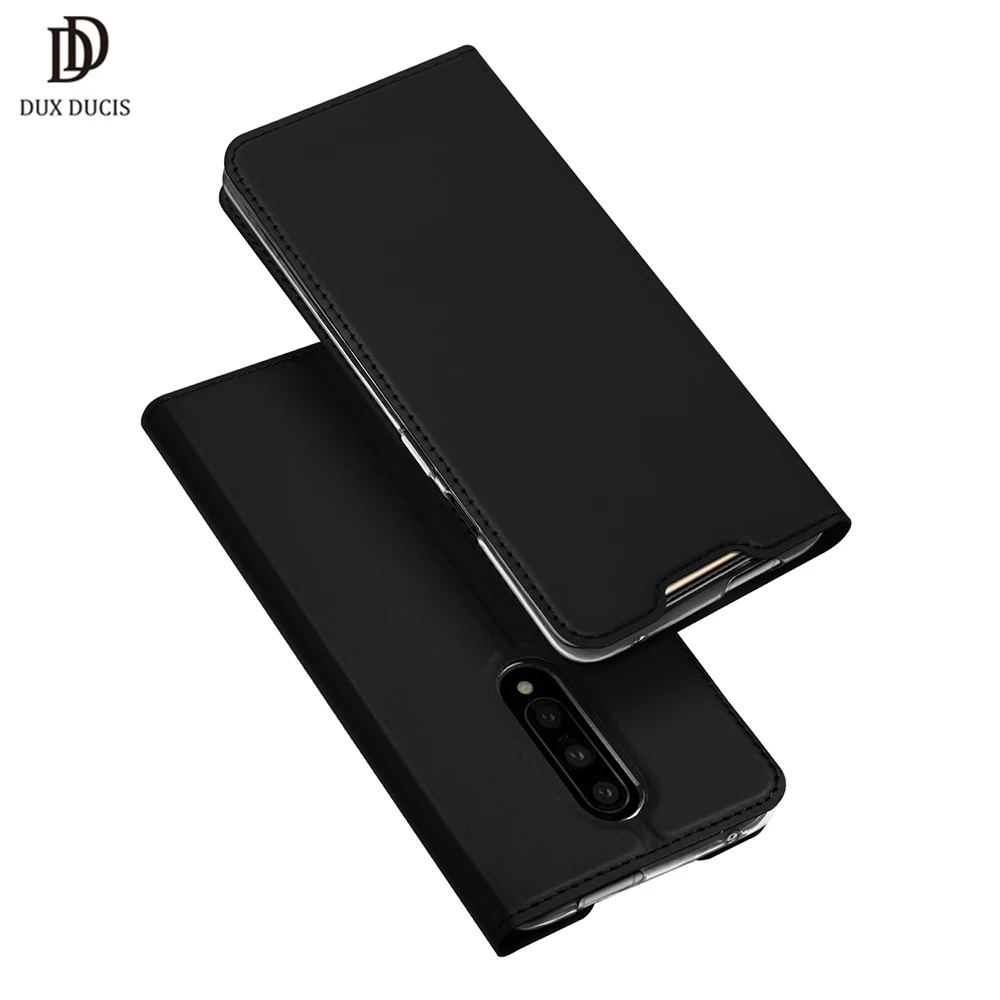 Чехол книжка DUX DUCIS из искусственной кожи для Oneplus 7 Pro чехол кошелек телефона Oneplus7