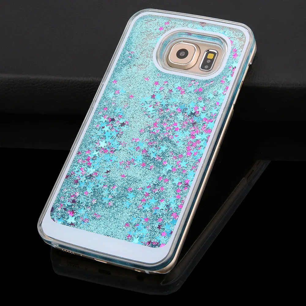 Мода Блеск Quicksand Динамический Звезда Жидкость аргументы За Samsung galaxy S7 S7Edge |