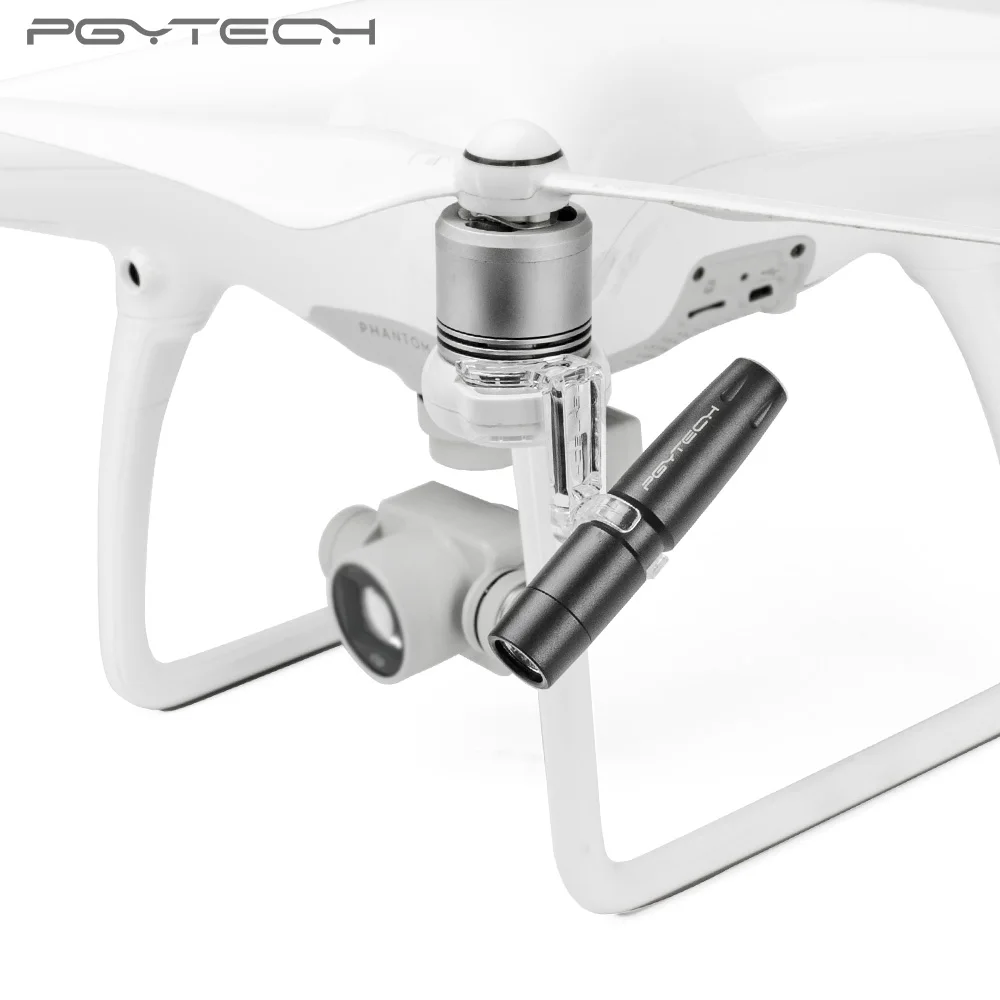 PGYTECH Новый налобный фонарь для Phantom 4 серии Регулировка интенсивности