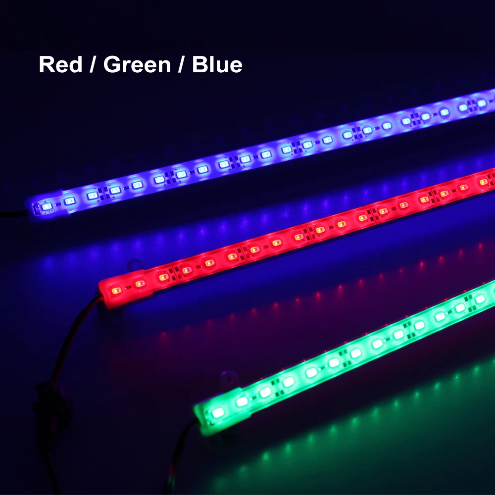 5 шт./лот светодиодный бар светильник DC12V 50 см RGB LED Жесткий Газа светильник 5630 высокое Яркость IP68 Водонепроницаемый открытый светодиодный люминесцентная лампа