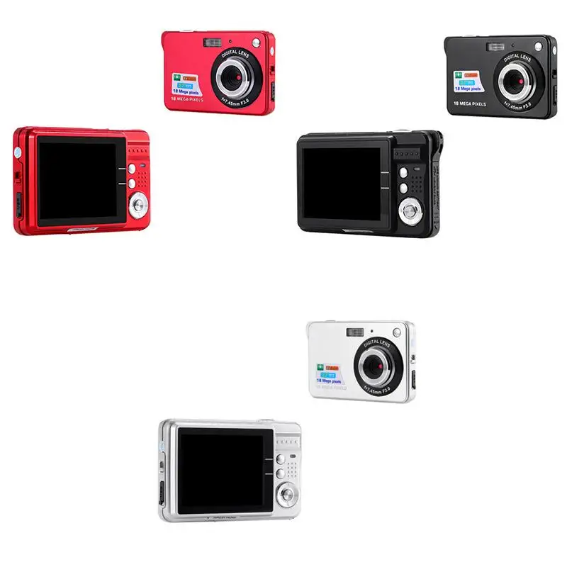 2," TFT lcd дисплей 18MP 720P 8x Zoom HD Цифровая камера Анти-встряхивание видеокамера CMOS 18 миллионов пикселей черная вилка США