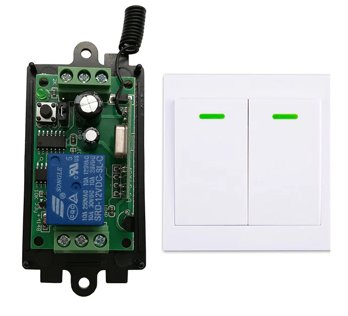 DC 9V 12V 24V 1 CH 1CH Wireless переключатель системы дистанционного управления приемник +
