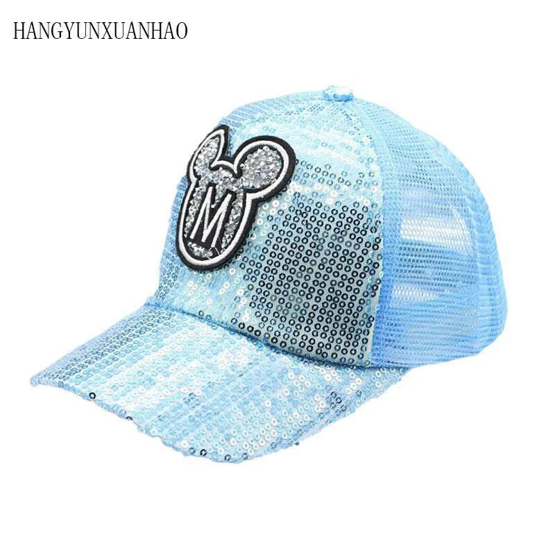 Новинка 2019 детская бейсболка в стиле хип хоп с логотипом M летняя Регулируемая
