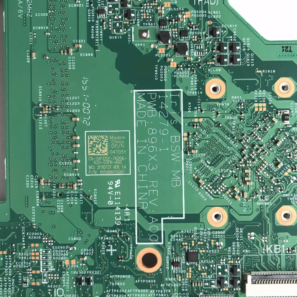 Материнская плата для ноутбука Dell Inspiron 3552 3452 высокого качества 41D5Y CN 041D5Y SR29H N3050 1 6