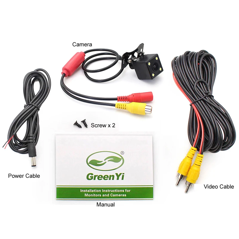 DC 12V 24V Ночное видение автомобиля заднего вида Камера для грузовых автомобилей