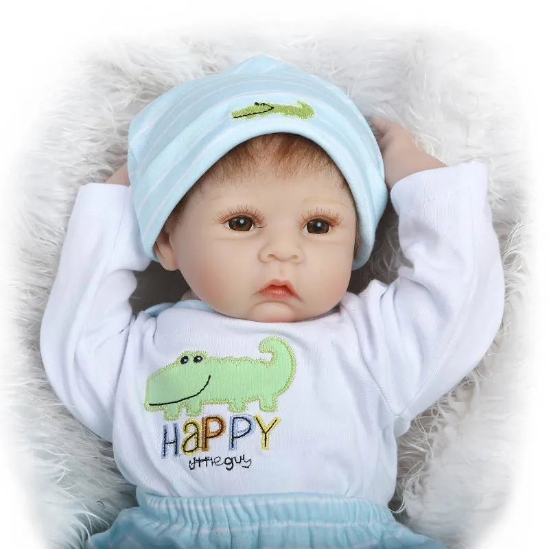 Силиконовая кукла Reborn каваи Новорожденные спящие детские игрушки подарок на