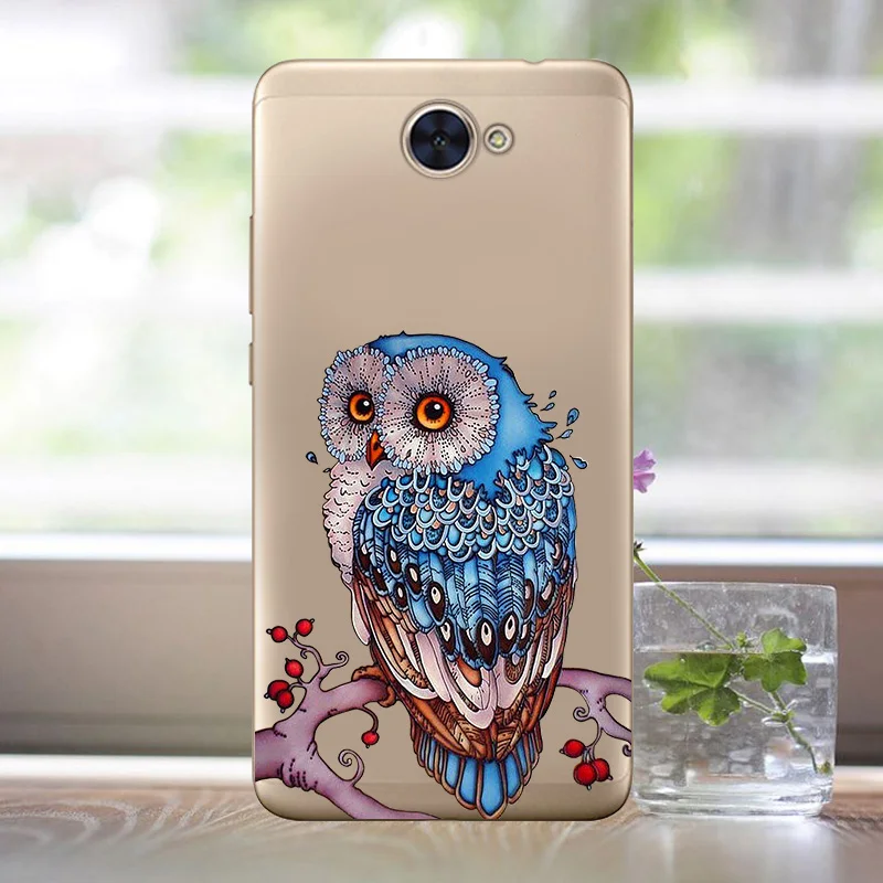 Fanatu принципиально huawei Y7 чехол силиконовый чехол для телефона из мягкого ТПУ бампер huawei Y7 Чехол протектор huawei y-7 Y7 задняя крышка