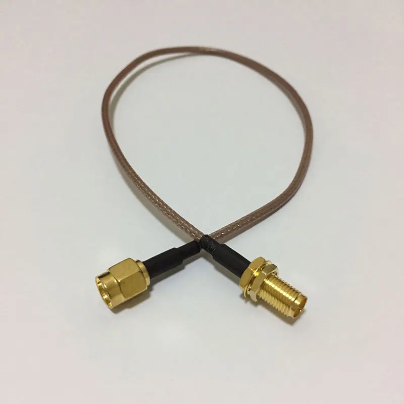 30 см wifi антенна штырь гнездо Удлинительный кабель интерфейсы RP SMA - Цена: 90,12 руб.