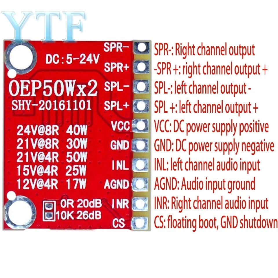 1 шт. OEP50W * 2 Мини цифровой платы модуля усилителя DIY Kit 50Wx2 TDA7498 TPA3116D2|kit diy|kit kitskit digital |