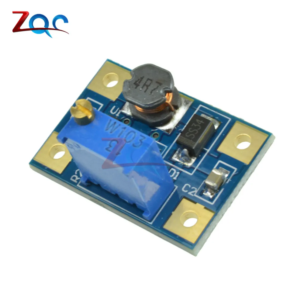 DC-DC 2-24V постоянного тока до 2-28 в 2A SX1308 Step Up Регулируемый силовой модуль Step Up повышающий преобразователь постоянного тока модуля