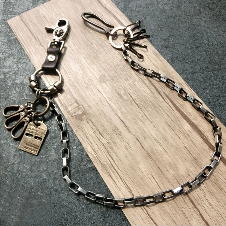1 шт. модный пояс-цепочка на талию в стиле панк хип-хоп Мужские штаны с цепочкой