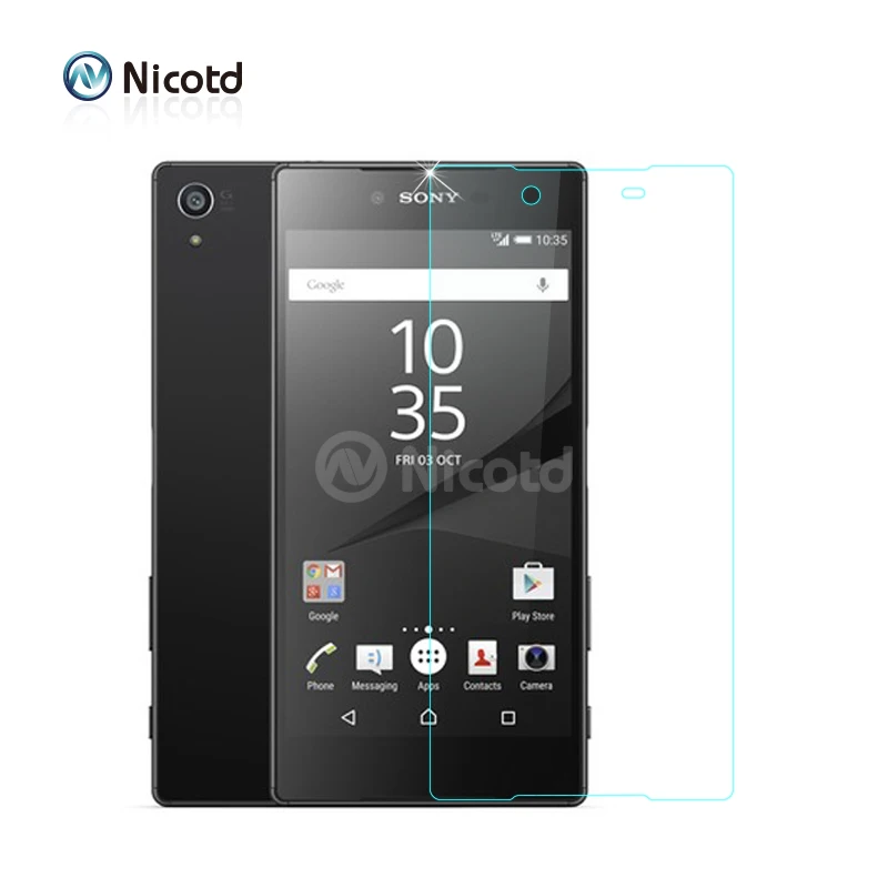 Взрывозащищенное Закаленное стекло Nicotd 0 26 мм [2 упаковки] для Sony Xperia Z5 Premium Z Z1 Z2 Z3 Z4