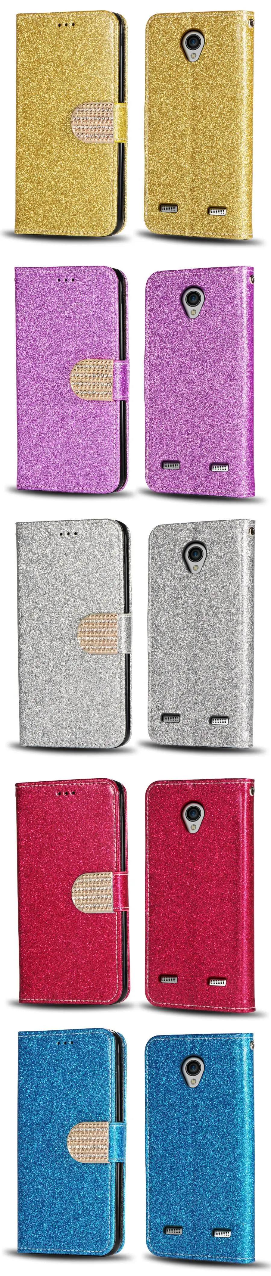 Силиконовый чехол-бумажник для zte Blade A520 чехол zte A520 Роскошный чехол для телефона из искусственной кожи для zte Blade A520 520 чехол силиконовый чехол-книжка