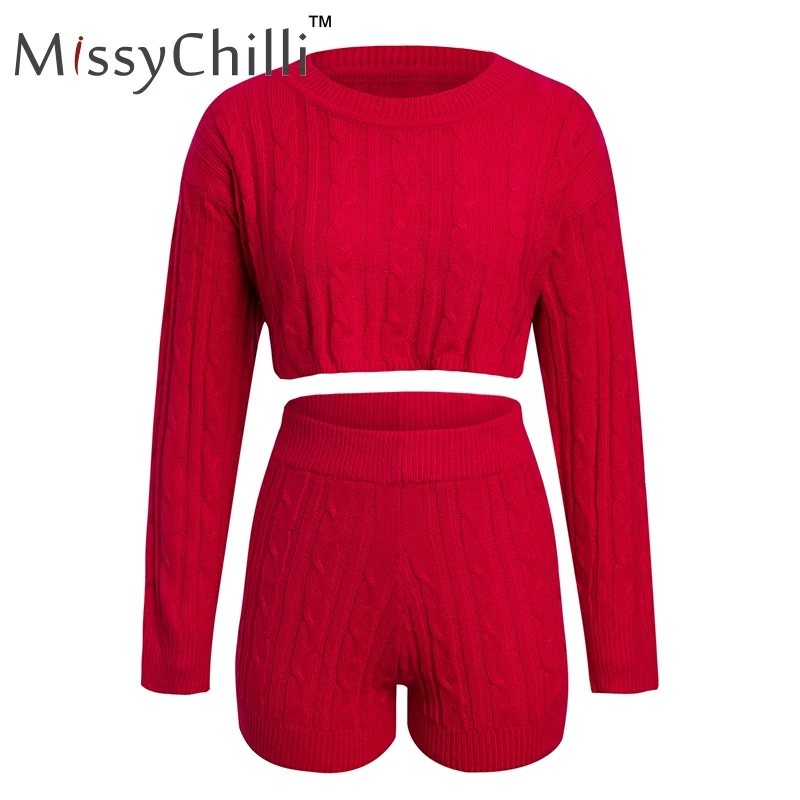 MissyChilli, сексуальный трикотажный комплект из двух предметов, комбинезоны, женские черные осенние вечерние комбинезоны, Женский Повседневный короткий комбинезон, комбинезоны