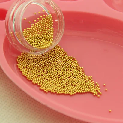 Горячий шарик для ногтей икра цвет инструменты DIY Ювелирные изделия стальные