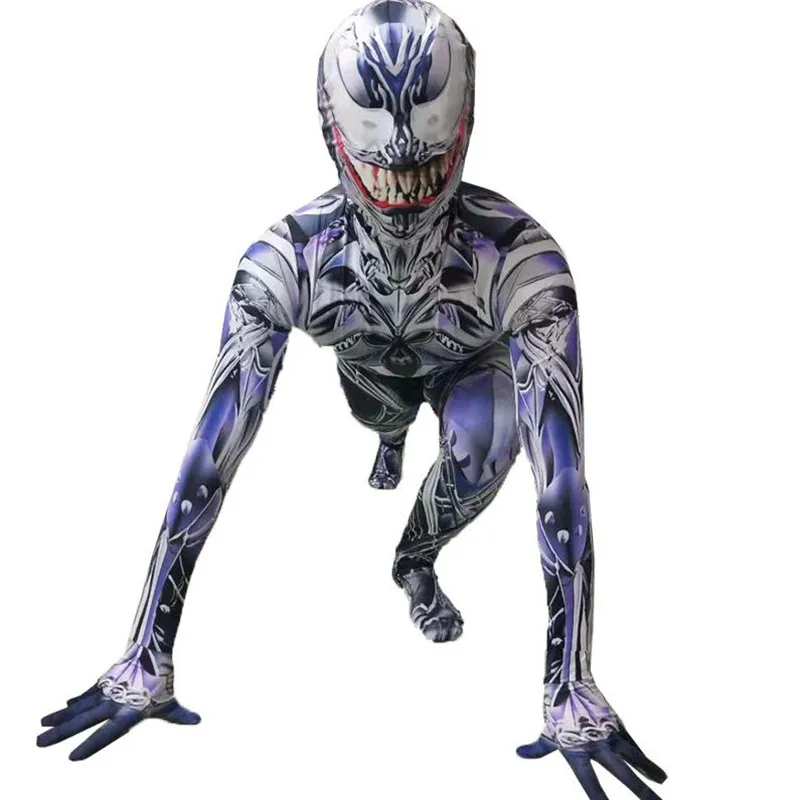 Симбиан «Человек-паук» костюм Venom Детский Комплект Комбинезон Маска для мальчиков на год Косплэй взрослых мужских костюмов героя супергероев