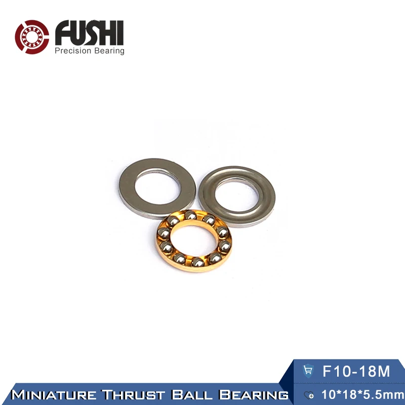 F10-18M подшипник 10*18*5,5 мм(10 шт.) ABEC-1 миниатюрный F10 18 м упорный осевой F10 18 м шарикоподшипники с канавками
