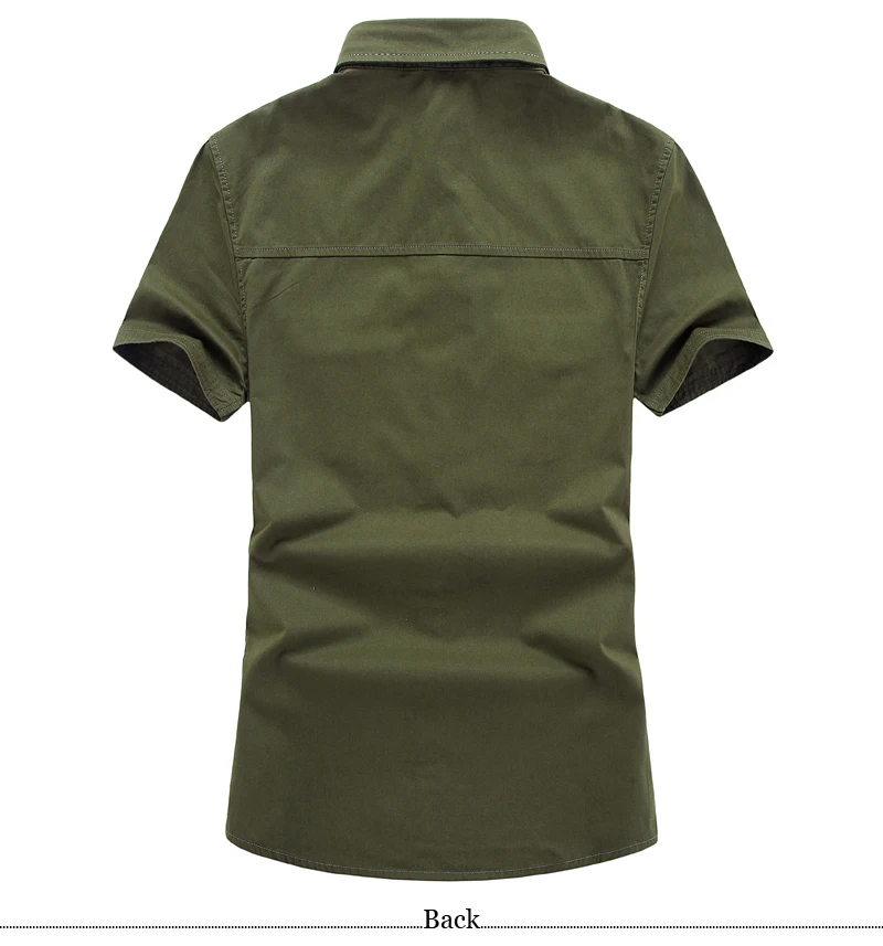 XIYOUNIAO размера плюс M~ 5XL 6XL Новая мужская летняя хлопковая рубашка поло с коротким рукавом армейская ВВС one Мужская дышащая рубашка camisa masculina