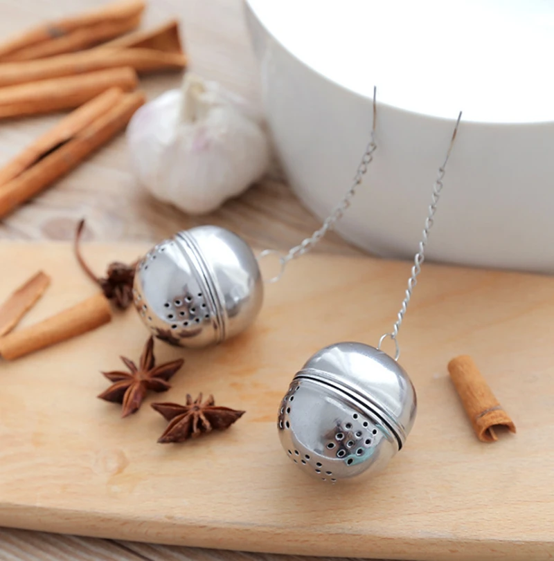 500 шт. шарик для заварки чая из нержавеющей стали сетчатый фильтр ложка с