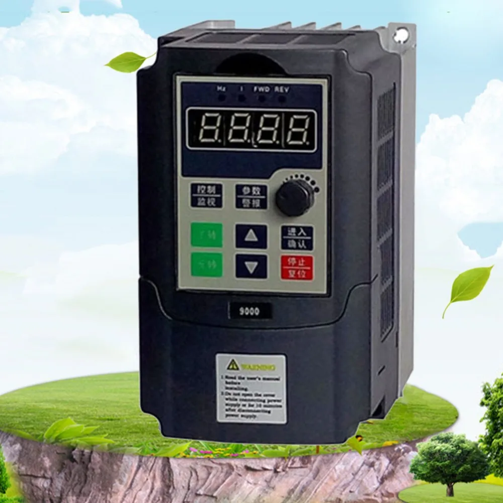 220 В 1.5KW однофазный вход 3 фазы Выход преобразователь частоты Регулируемый