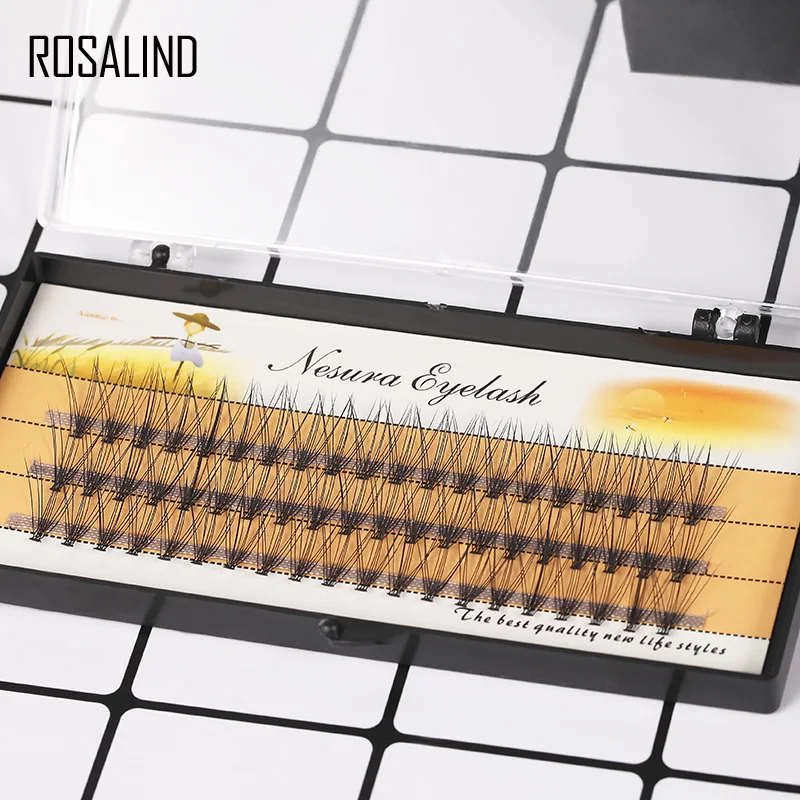 ROSALIND натуральные Толстые Накладные ресницы для макияжа 3D норковые глаз ручной