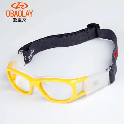yellow Спортивные очки gafas ciclismo, унисекс, очки для баскетбола, футбола, тенниса, бадминтона, защитные очки для глаз, носовые упоры, мягкие велосипедные очки - Цвет: yellow