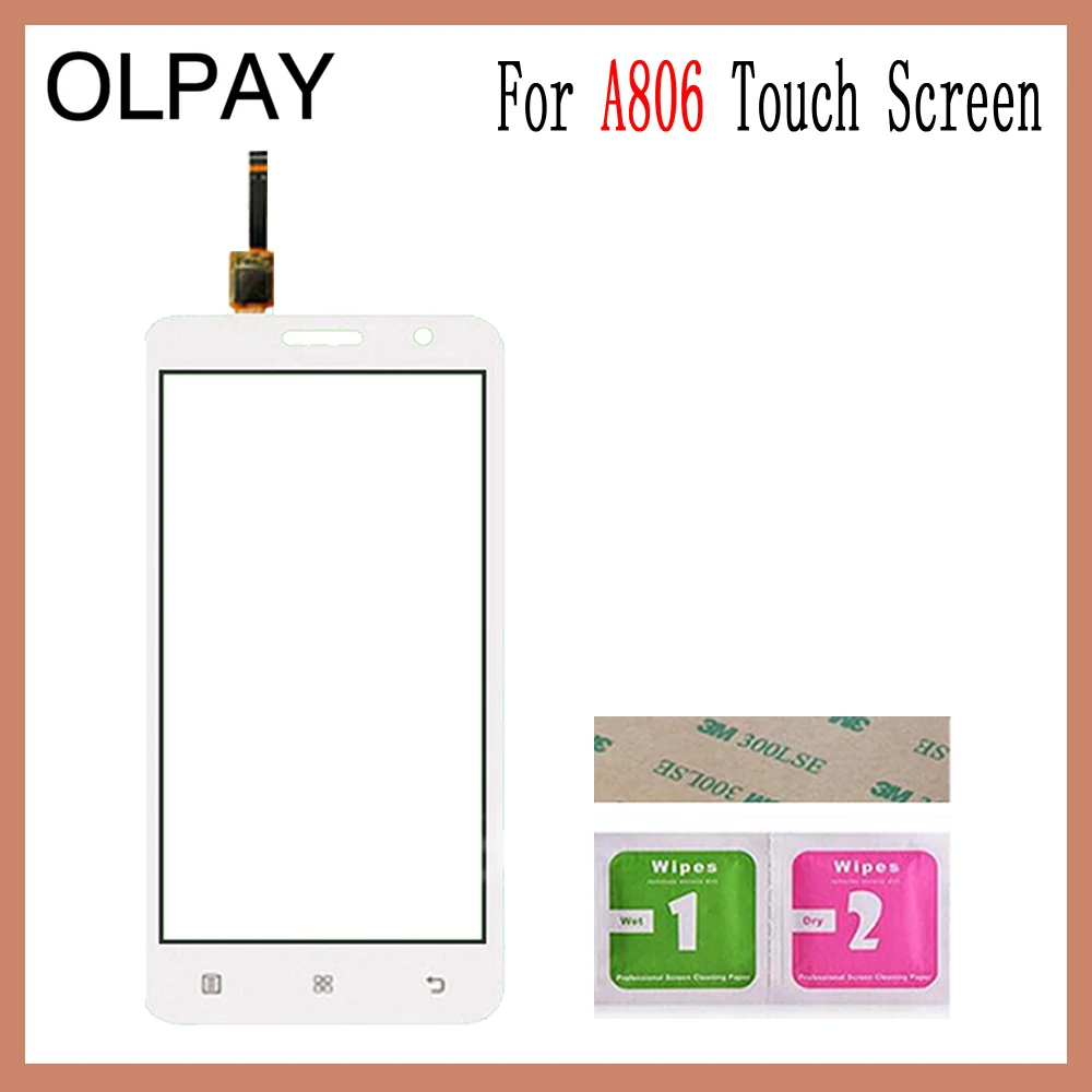 5 0 ''для Lenovo A806 A806T A808 A8 Capacitive сенсорный экран Сенсорная панель дигитайзер