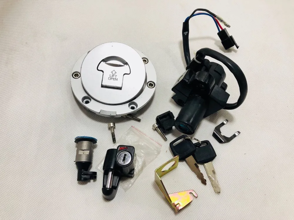 CB400 1992-1998 мотоциклетный газовый топливный бак крышка ключ зажигания Набор |