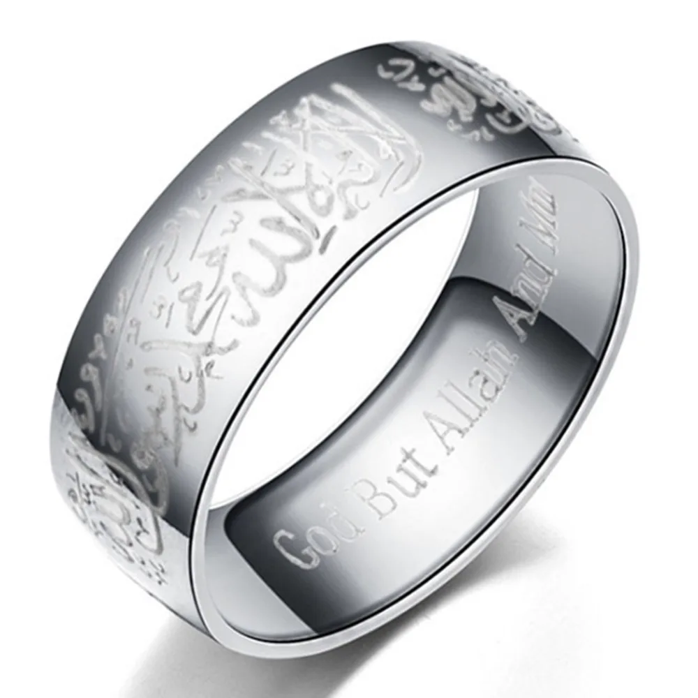 Мужское кольцо из титановой стали классическое ювелирное изделие в подарок