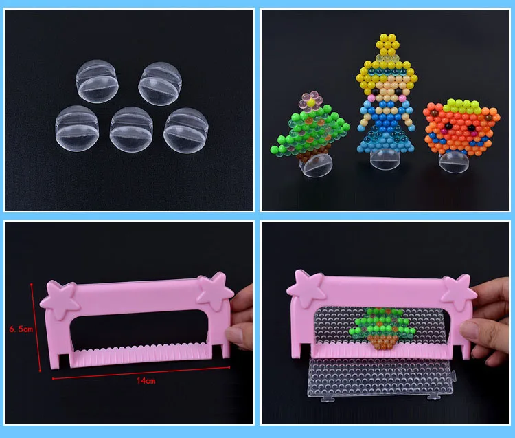 Дети Perler Pegboard водные бусинки формы в виде животного аксессуары Волшебные бусинки головоломки 3D головоломки Развивающие игрушки DIY дети волшебные бусины