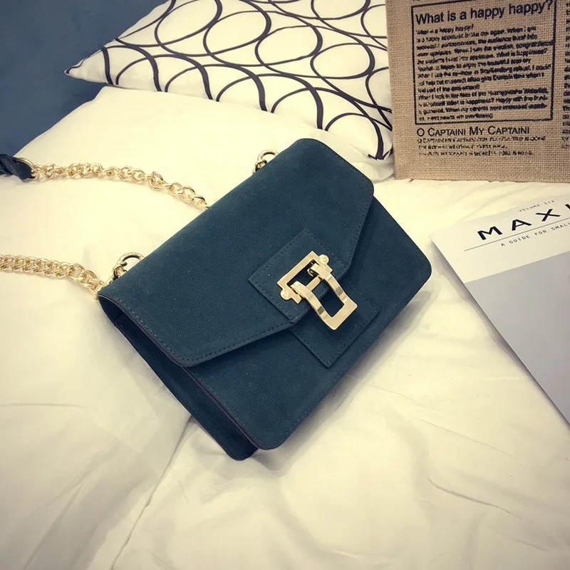 Сумка на плечо из нубука и кожи с металлической застежкой|bags ect|bag filebag towel |